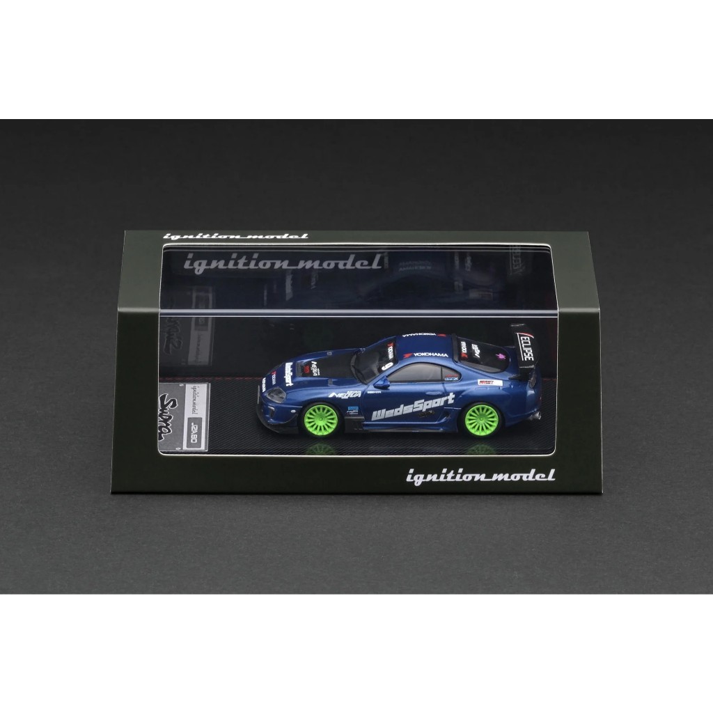 Toyota Supra (JZA80) RZ Blue Metallic 1:64 (IGNITION MODEL)