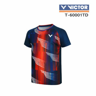 VICTOR เสื้อกีฬาแบดมินตัน แขนสั้น รุ่น T-60001TD