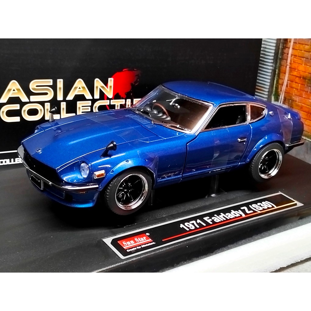 โมเดลรถ Nissan fairlady 240z S30 midnight Sun star Model Car scale 1:18   ราคา ok โมเดลรถ240z โมเดลN