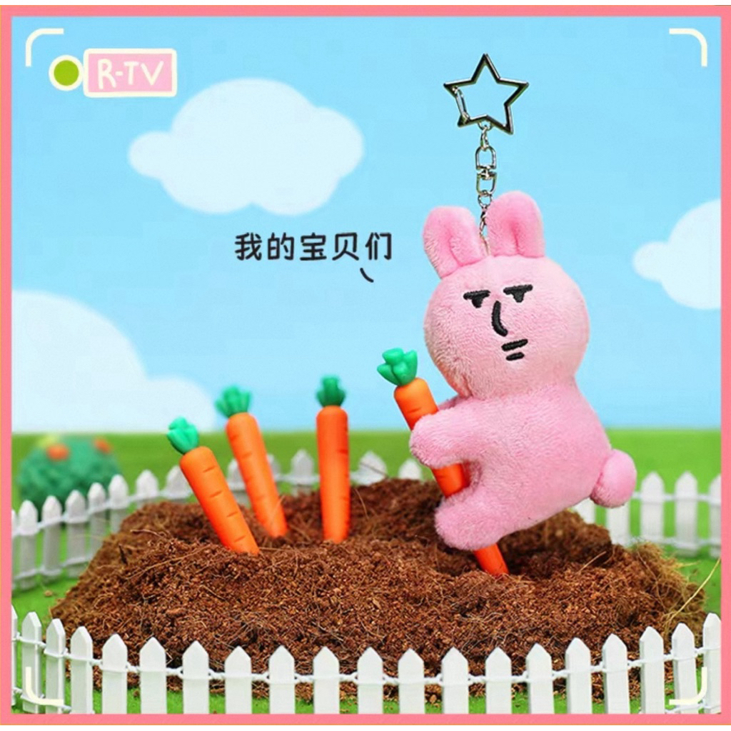 🔥พร้อมส่ง🔥พวงกุญแจ MY FRIEND RABBIT พวงกุญแจกระต่าย มือแม่เหล็ก