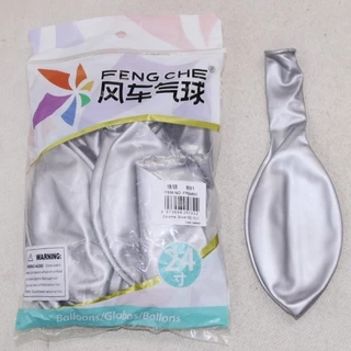 ลูกโป่งสีทองโครเมี่ยม ยี่ห้อ Fengche เนื้อหนา ไม่แตกง่าย (ราคาต่อใบ) พร้อมส่งจากไทย