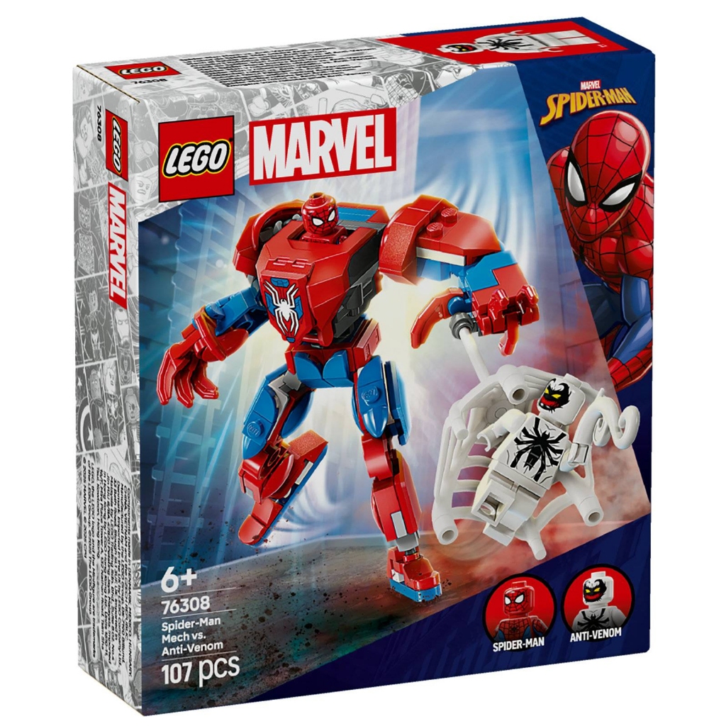 76308 : LEGO Marvel Super Heroes Spider-Man Mech vs. Anti-Venom