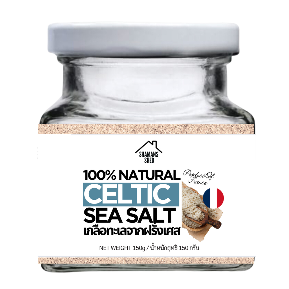French Celtic Sea Salt (150g) - เกลือทะเลเซลติก (150 กรัม) – Authentic Sea Salt - Product Of France