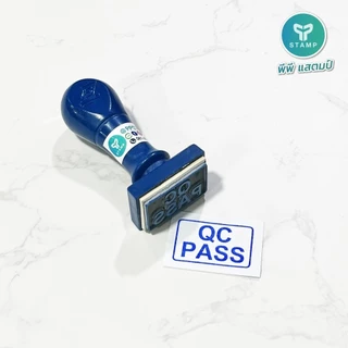 [PPstamp] ตรายางด้ามพลาสติก[ C ] ยางพารา คมชัด ทนทาน (**กรุณาทักแชทก่อนสั่งซื้อ**)