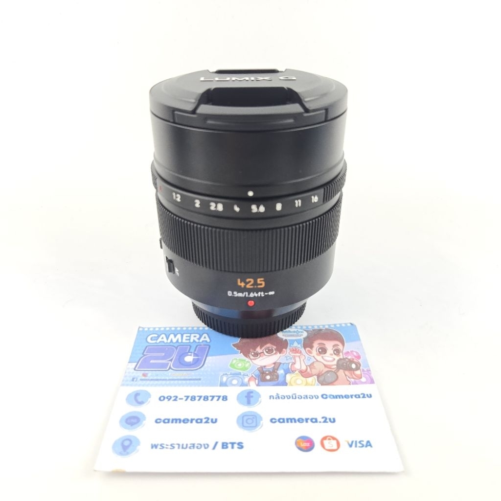 เลนส์ Panasonic Leica 42.5mm f1.2Pro (รับซื้อกล้องมือสอง)