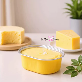 (แพค100 ใบ)ถ้วยฟอยล์อลูมิเนียม+ฝา วงรี ขนาด 68 ml ทนความร้อนสูง อบได้