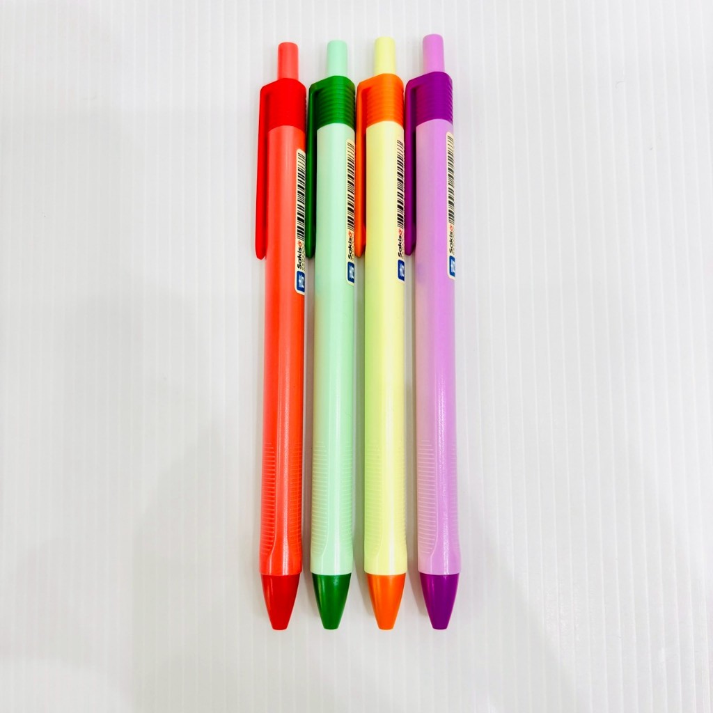 ปากกาลูกลื่น Sakis JBPA02 ขนาดหัว 0.7mm ปากกาเขียนข้อความ เขียนลื่น ราคา / 1 ด้าม