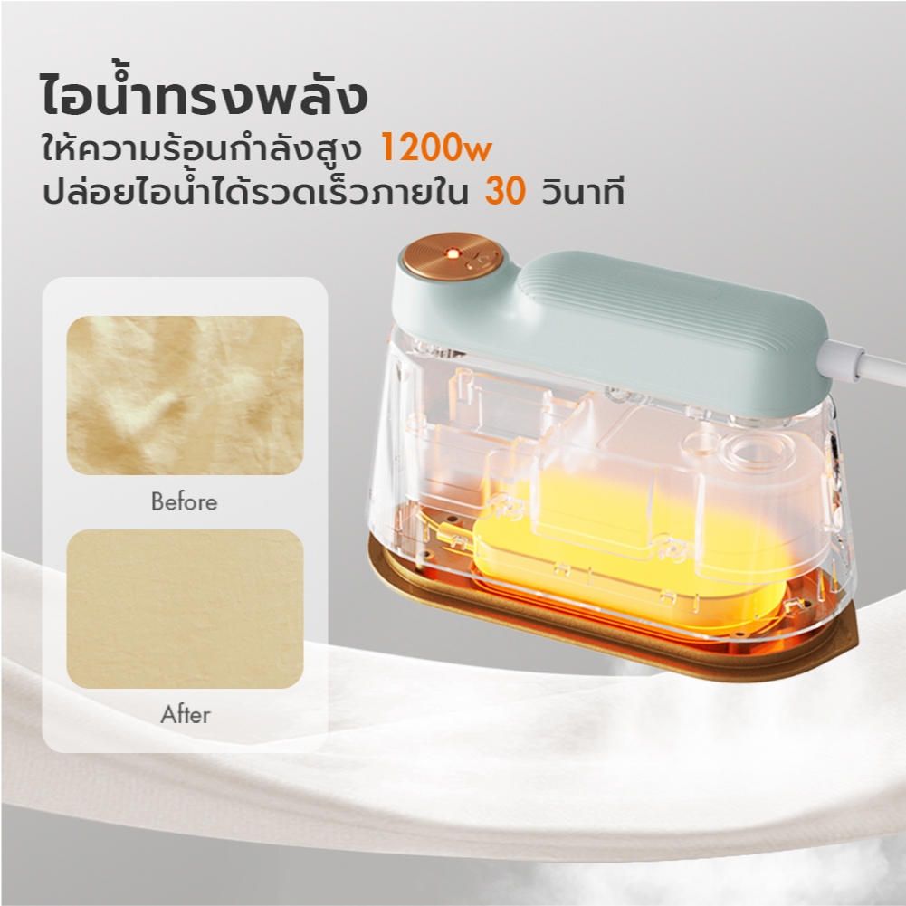 【Bundle Sales】Gaabor 16000PA เงียบ ทำความสะอาดง่าย พลังดูดแรง ดูดฝุ่นได้หมดจด+เตารีดไอน้ำพกพา พ่นไอน้ำอันทรงพลัง - รูปที่ 4