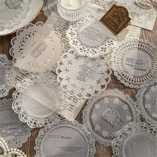 [พร้อมส่ง] สติกเกอร์ตกแต่ง กรอบวินเทจ 10 แผ่น