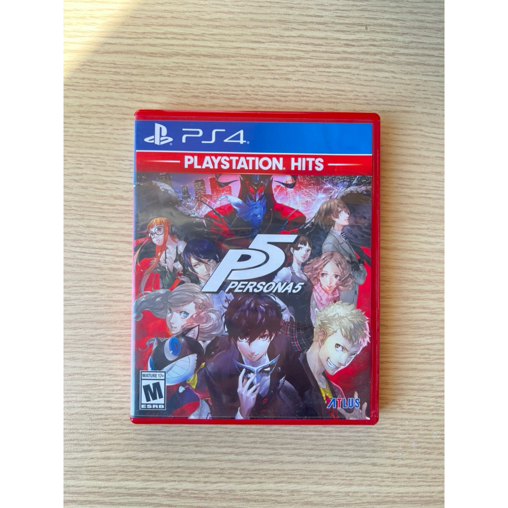 (มือสอง🌟) แผ่น PS4 เกม PERSONA 5 พร้อมจัดส่ง
