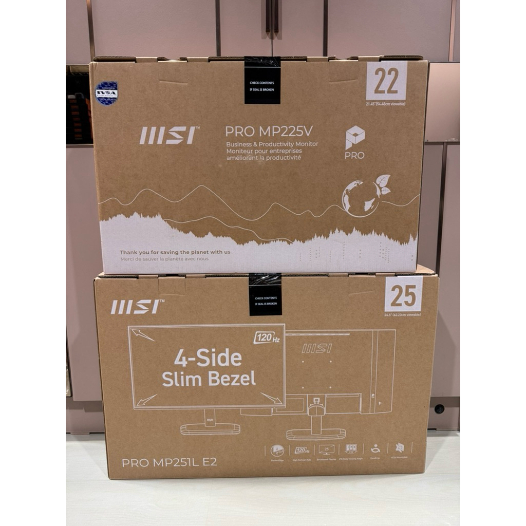 สินค้าพร้อมส่ง!! เลิกกิจการ โล๊ะล้างสต๊อค หน้าจอคอมพิวเตอร์ MSI PRO MP251L E2 120Hz 25"