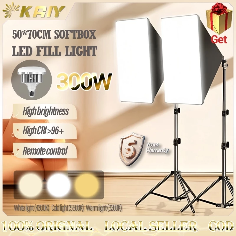 หลอดไฟ LED E27 220V ก้านเกลียว ปรับได้ 3 แสง สำหรับสตูดิโอ thumbnail 8