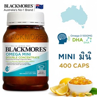 [พร้อมส่ง] น้ำมันปลา Blackmores Fish Oil 1000 Mini Double Co…