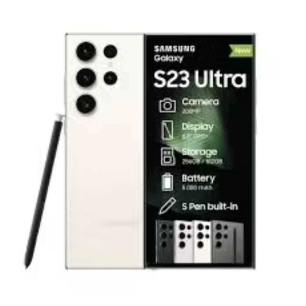 Samsung Galaxy S23 Ultra 512  มือสองสวยมาก สีขาว White