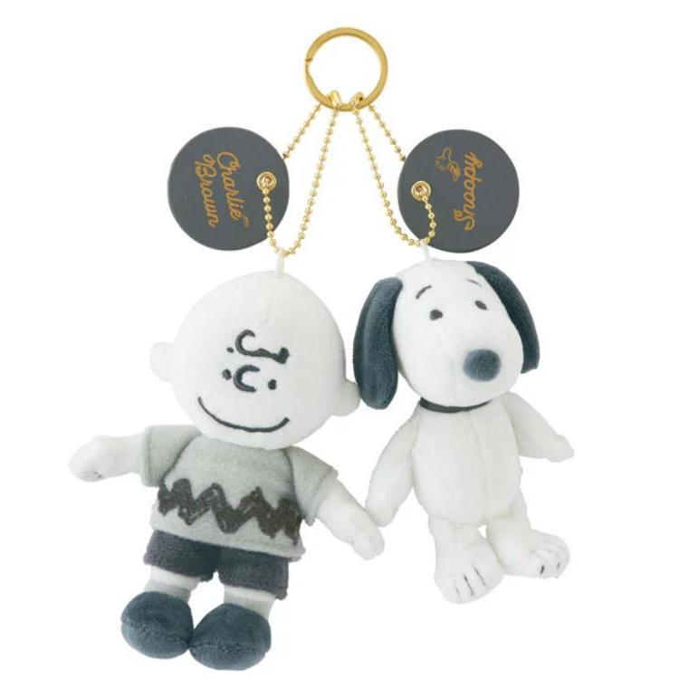 ชาร์ลี บราวน์/สนูปี้  พวงกุญแจมาสคอต 2 ชิ้น sn Snoopy Universal Studios Japan