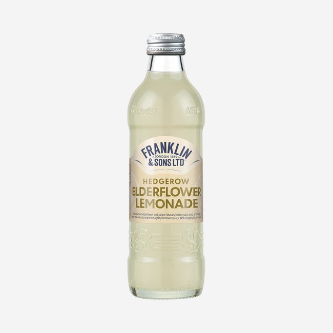 Franklin & Sons Elderflower Lemonade 275 ml. 3 bottle กลิ่นดอกเอลเดอร์ฟลาวเวอร์ 200 มล. 3 ขวด