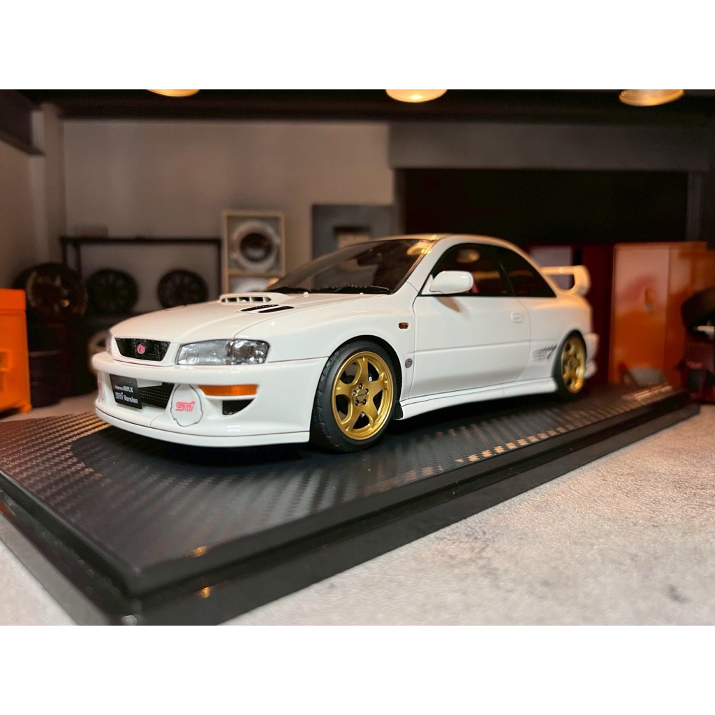 Ignition Model [IG3553] SUBARU Impreza WRX Type R Sti Version V (GC8) White