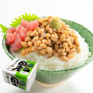 มารุคิน วีแกน นัตโตะ พร้อมซอสวาซาบิ ขนาด 137.10 กรัม - Vegan Kyushu Yamawasabi Natto