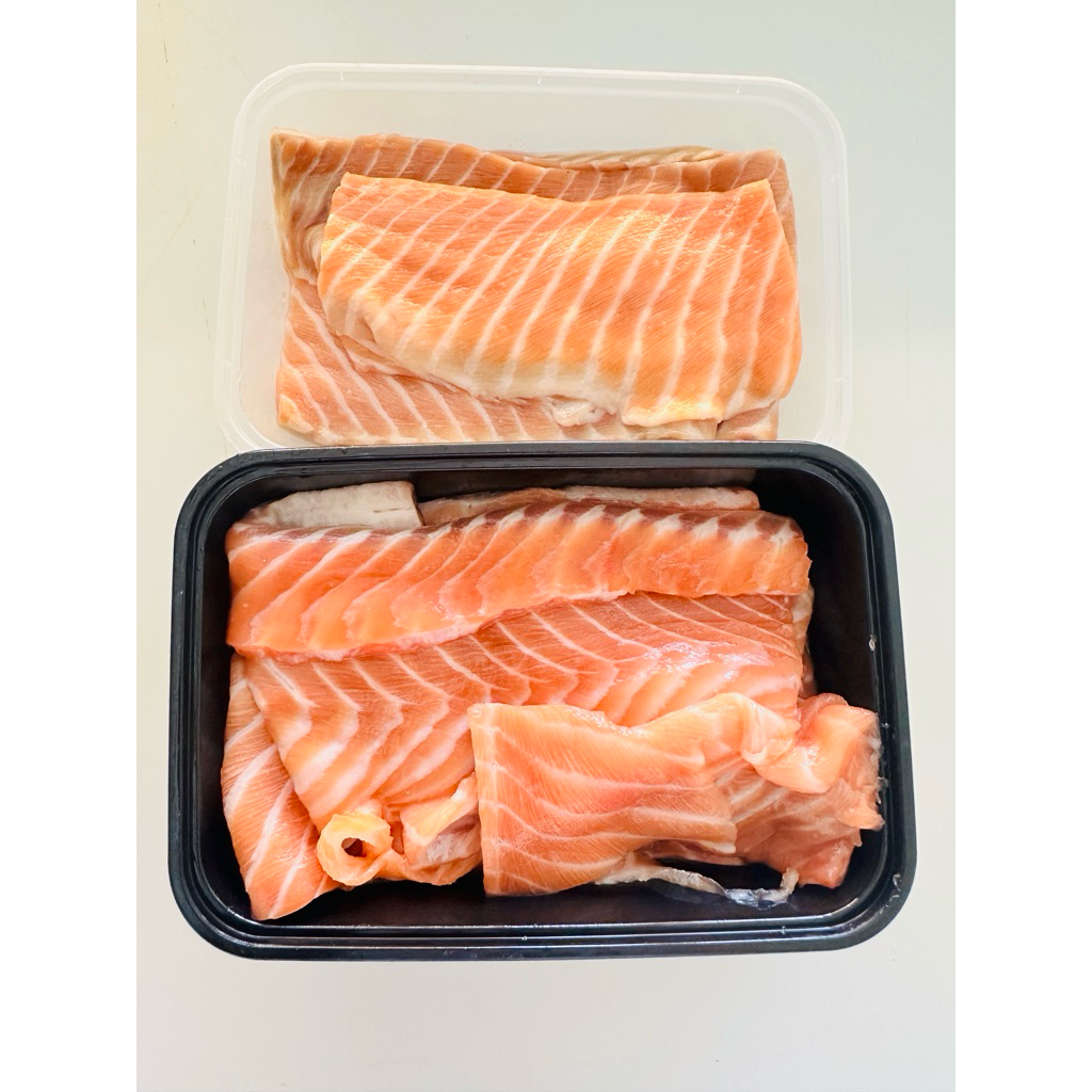 เศษเนื้อแซลมอน(ติดบราว)