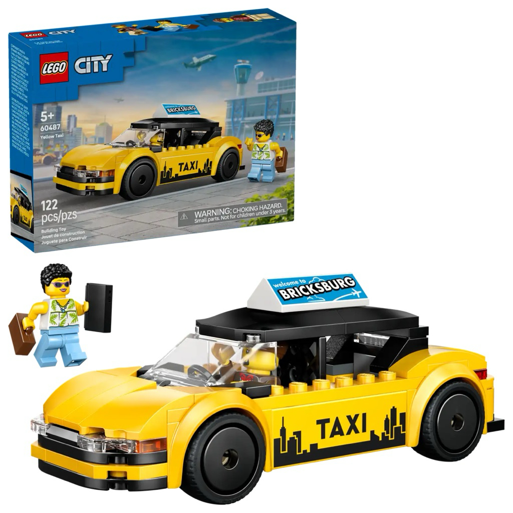 Lego City 60487 Yellow Taxi