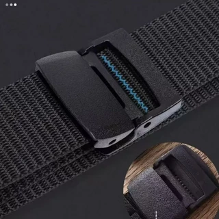 KD08 เข็มขัดแฟชั่น ผู้ชายแบบทหารล็อกอัตโนมัติ ทำจากผ้าไนลอนคุรภาพ Nylon Military Tactical Men Belt With Plastic Buckle