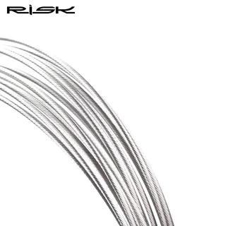 RISK (2เส้น/ชุด) สายเกียร์/สายเบรคจักรยาน วัสดุสแตนเลสไม่เป็นสนิม MTB/Road สายสลิงภายใน ยาว 2100 มม./1700 มม.