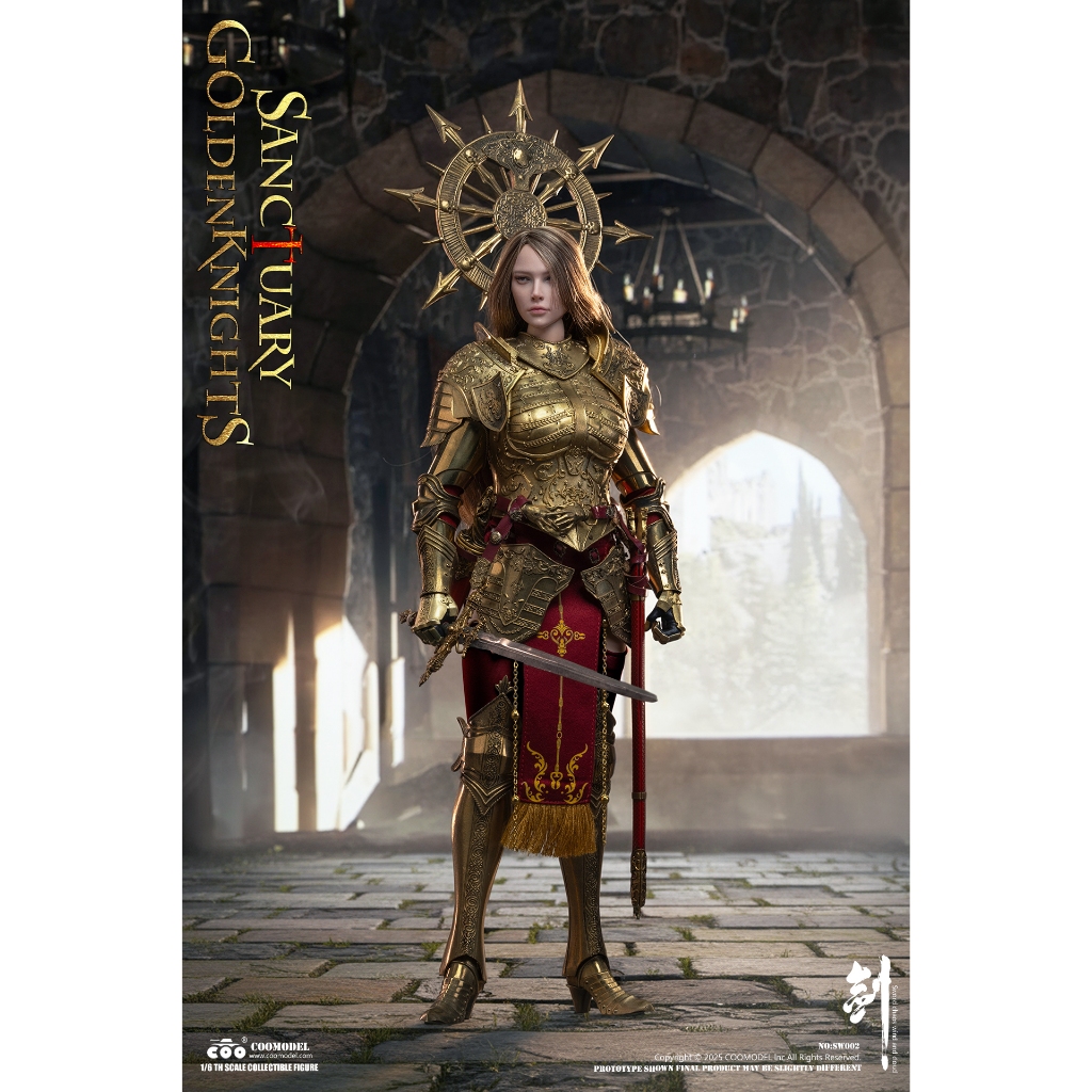 พรีออเดอร์ COOMODEL 1/6 SWORDS OF CHAOS - GOLDEN TEMPLE GUARDIAN (BRASS EDITION) NO.SW002