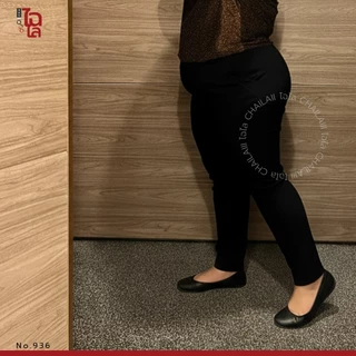 Chailaiii กางเกงขายาว ผ้ายืดเกาหลี 2XL-6XL เอว 26-48 กางเกงทำงาน คนอ้วน สาวอวบ ไซส์ใหญ่ ID:936