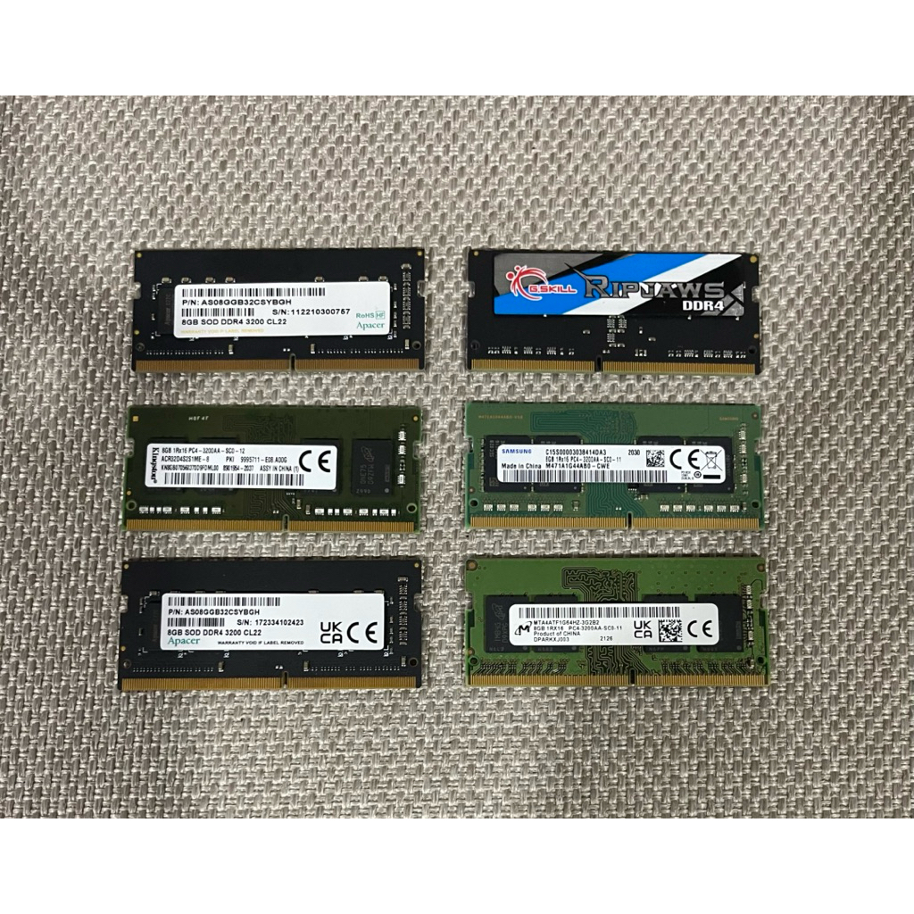 RAM NOTEBOOK 8GB 3200MHz DDR4🔥(ตัวละ 8GB)