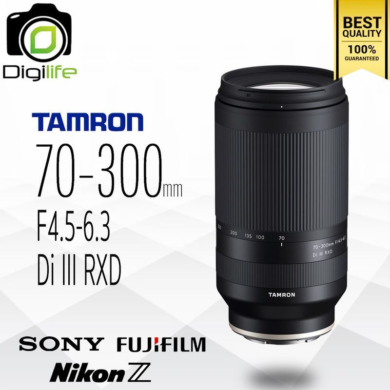 Tamron Lens 70-300 mm. F4.5-6.3 Di III RXD for Sony E, Fujifilm, Nikon Z - รับประกันร้าน Digilife Th