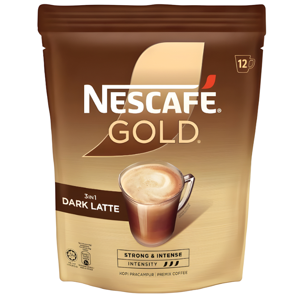 เนสกาแฟ เนสกาแฟโกลด์ กาแฟ 3in1 ดาร์กลาเต้ Nescafe Gold 3in1 Dark Latte, Creamy Latte, Signature Stic