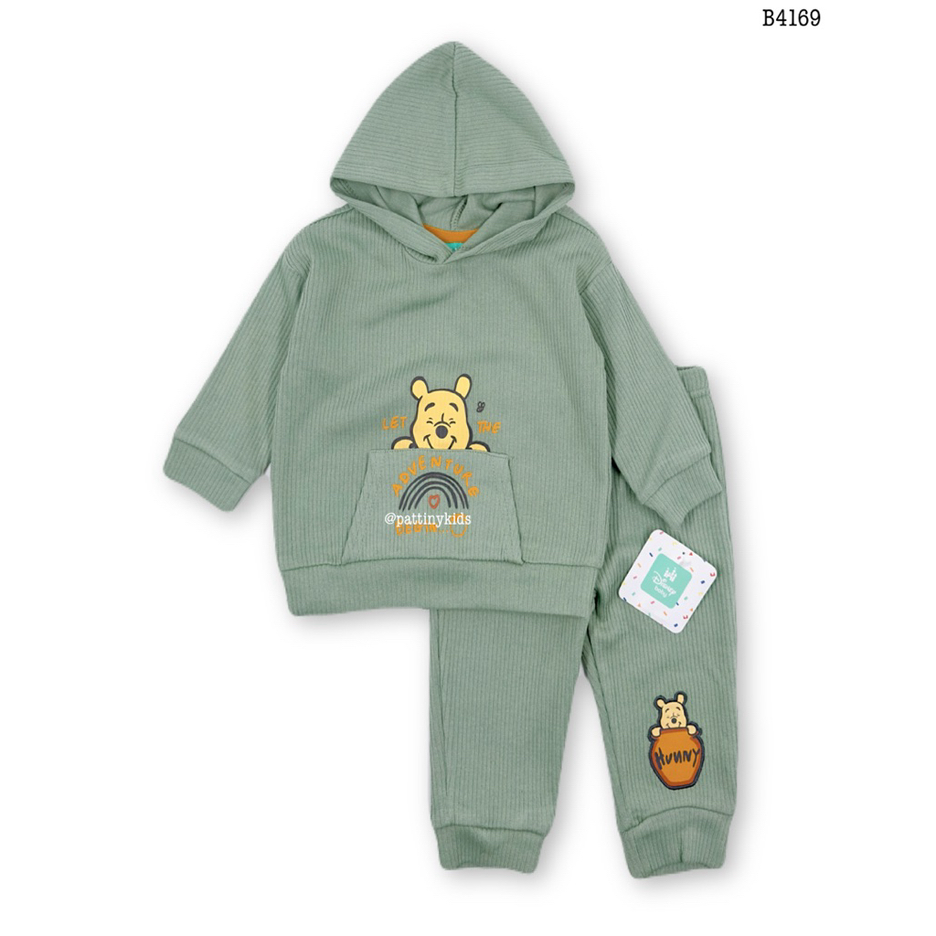 ชุดเด็ก เสื้อผ้าเด็ก set 2 ชิ้น Disney 0-24m (เสื้อแขนยาว+กางเกงขายาว)