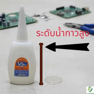 กาวร้อนวีกลู V201K 50กรัม 30ขวดสำหรับงานป้ายไวนิล(ไม่สร้างรอยย่น)และไม้เนื้ออ่อน หรือ งานซ่อมไม้ทั่วไป シアノアクリレート 50g