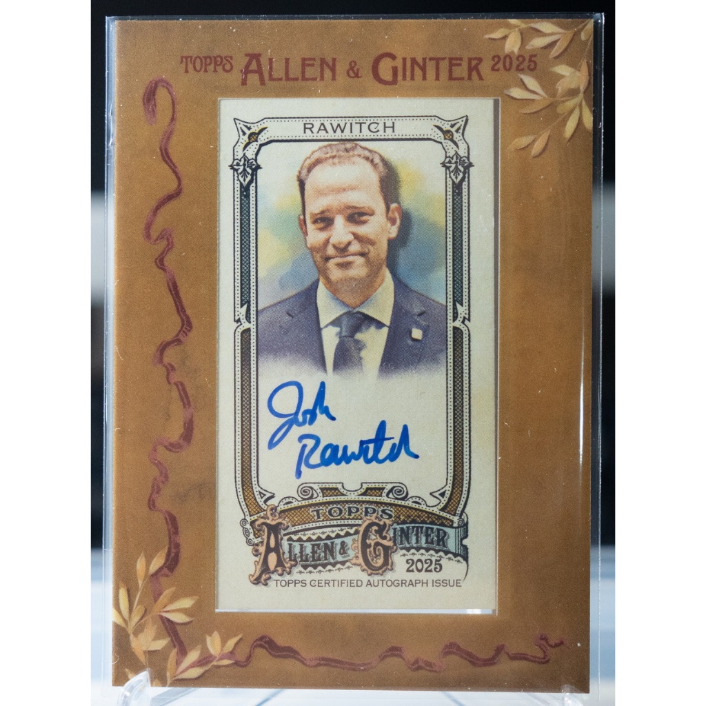 2025 Topps Allen & Ginter Josh Rawitch Auto President Baseball Hall of Fame