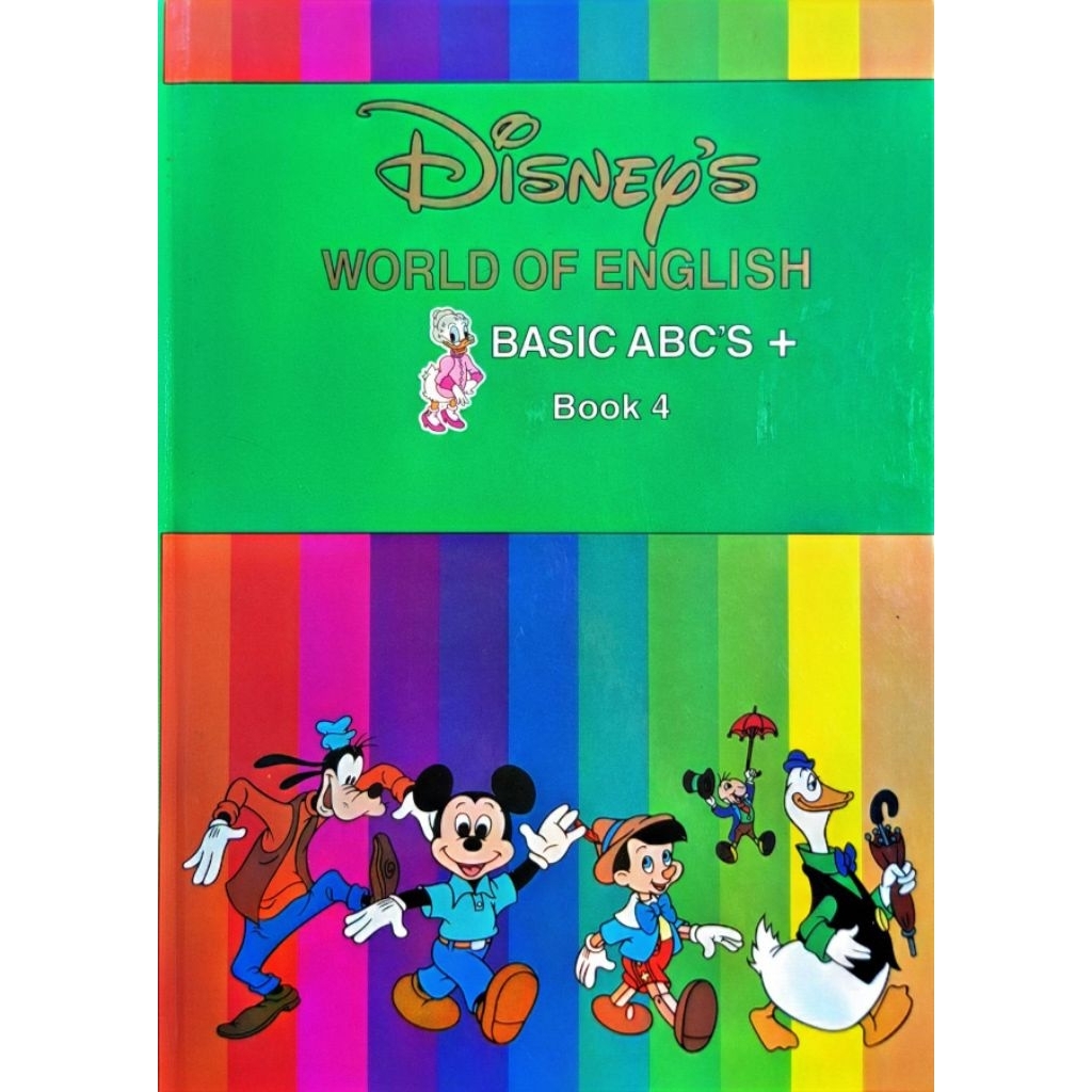 Disney's WORLD OF ENGLISH BASIC ABC'S + Book 4  รหัสสินค้า	 SKU-34462