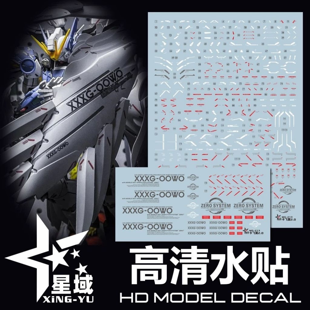 MG Wing Zero EW Verka [Xing-Yu HD Model Decal]
