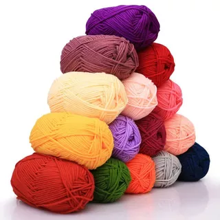 【Moonup】ไหมพรมคอตตอนนม 5ply น้ำหนัก50กรัม ไหมพรม เนื้อนุ่ม milk cotton yarn