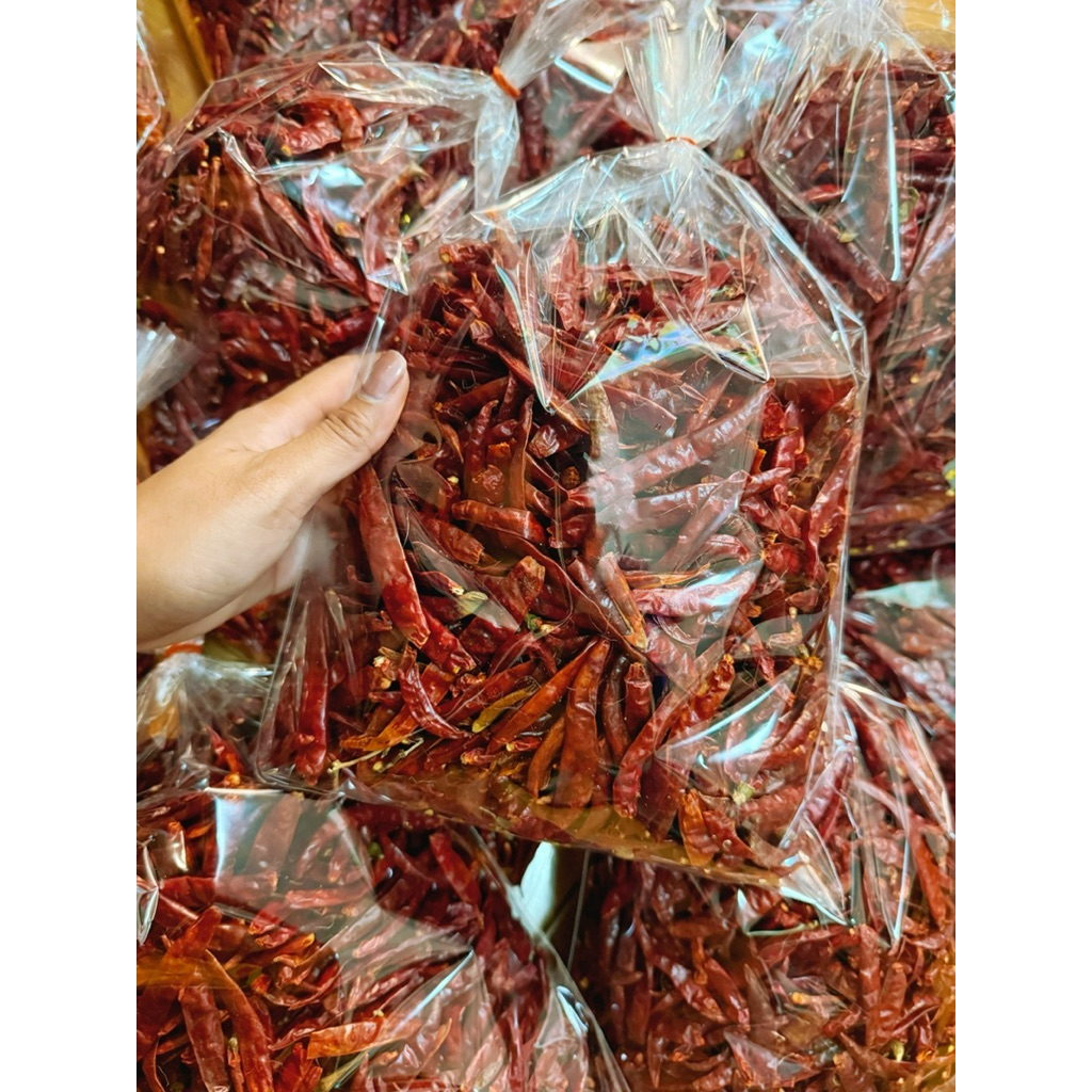 🌶️พริกแห้งจินดา เผ็ดทุกเม็ด 1 กิโลกรัม (เด็ดก้าน) คัดพิเศษ - รูปที่ 2