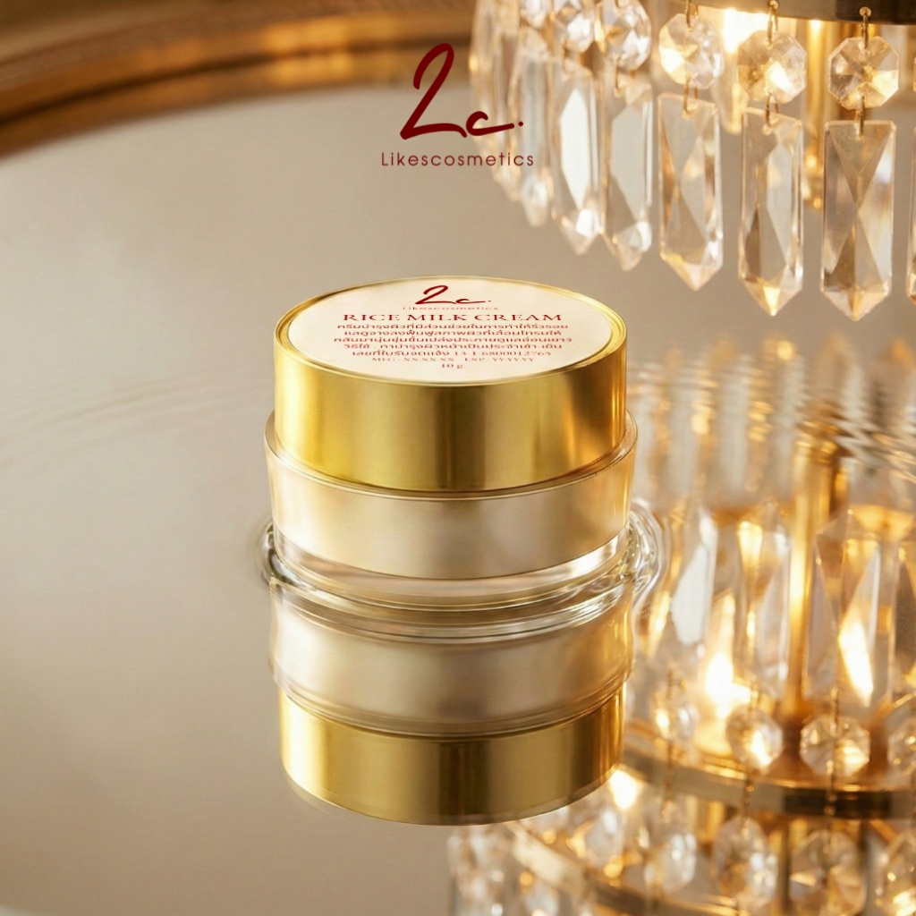 ไลก์ส คอสเมติก Rice Milk Cream ครีมน้ำนมข้าว บำรุงผิวล้ำลึก ลดเลือนริ้วรอย ผิวนุ่มชุ่มชื้น กระจ่างใส