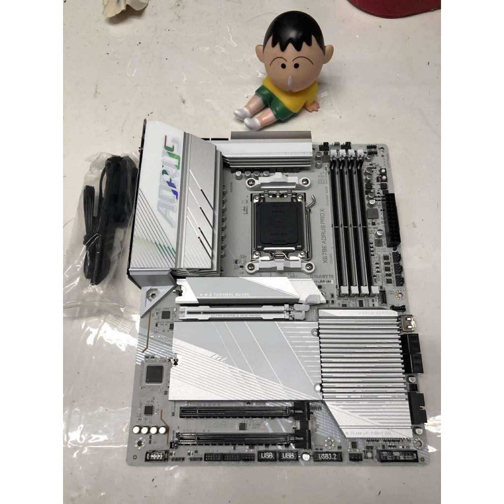 MAINBOARD (เมนบอร์ด) GIGABYTE X670E AORUS PRO X ( AM5 DDR5 ATX) ไม่มีกล่อง ใช้งานปกติ ประกันร้าน