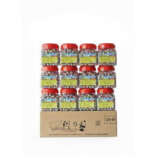 [ยกลัง] บอลหมี ชอคโกแลตฟุตบอล 1 ลัง 12 กระปุก