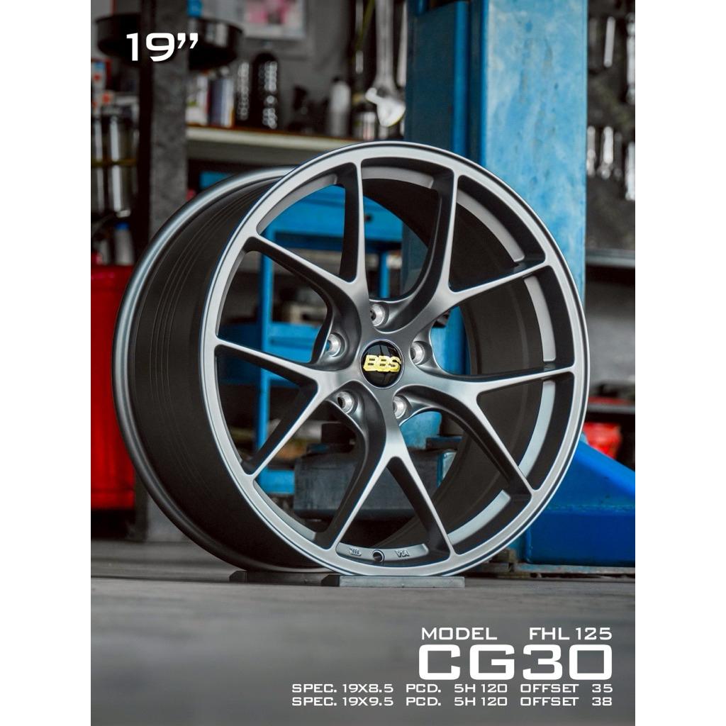 (ราคา 1 วง ขาย4วงไม่แยก) ล้อแม็ก BMW ขอบ 19 5รู120 หรือรถอื่นๆที่ 5รู120