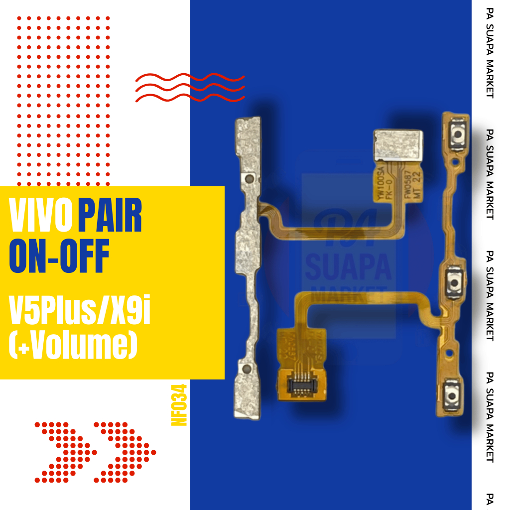 Pair-on-off สำหรับ VIVO V5Plus/X9i (+Volume)