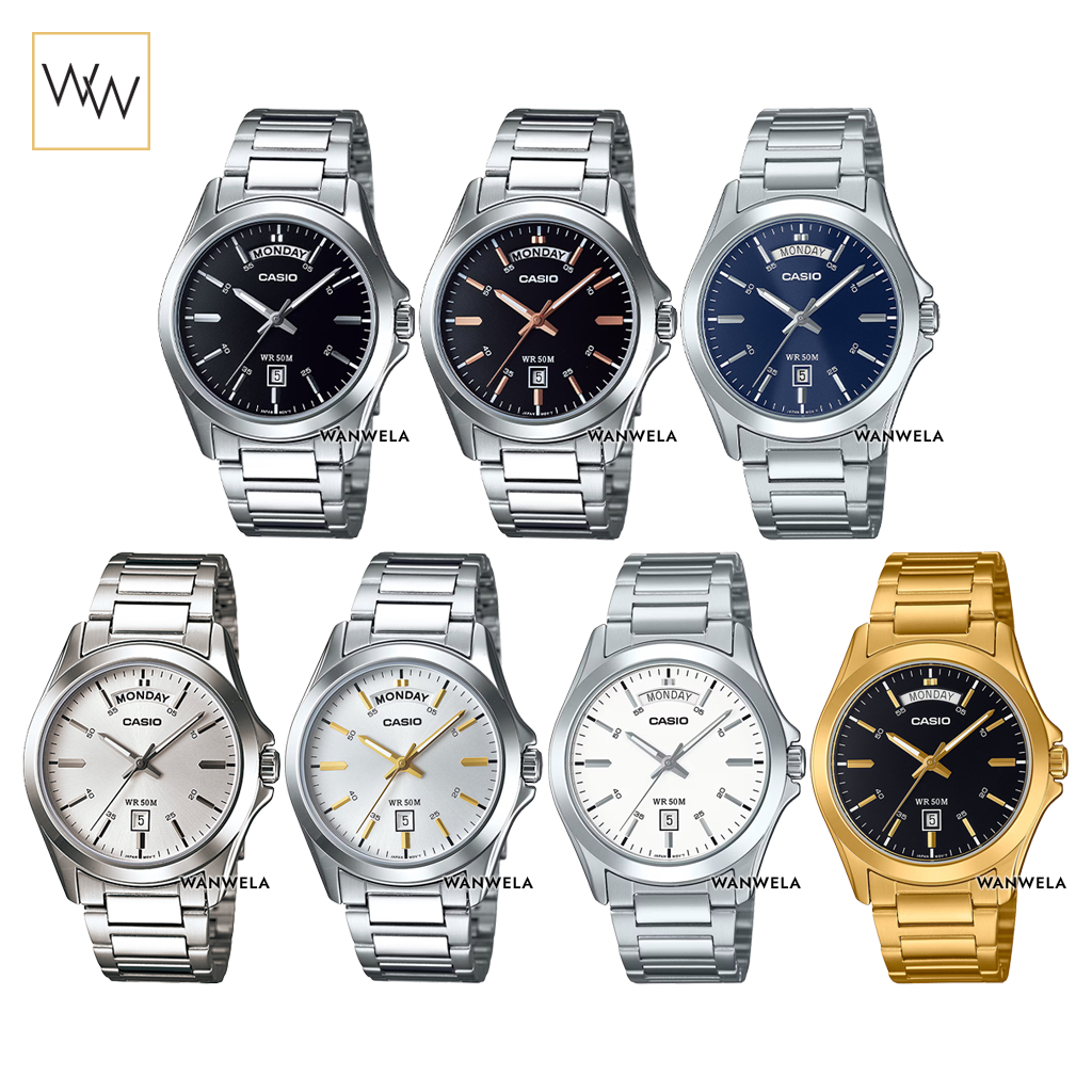 ของแท้ นาฬิกาข้อมือ Casio ผู้ชาย รุ่น MTP-1370D พร้อมกล่อง