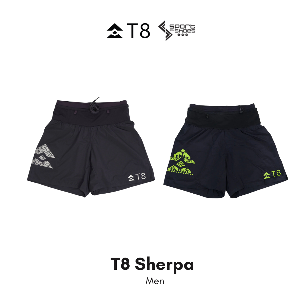 T8 Sherpa Shorts กางเกงวิ่ง ผู้ชาย ขาสั้น l ของแท้ 100%