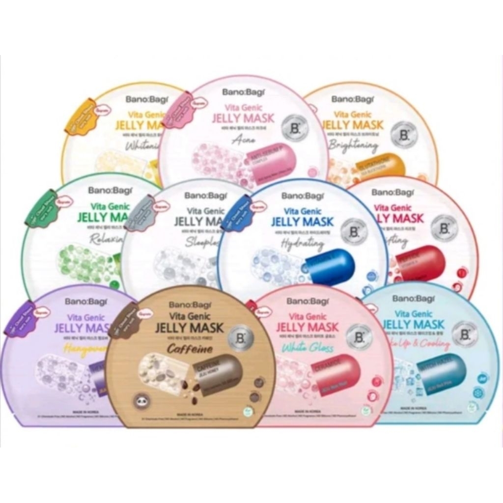 บาโนบากิ ไวต้า จีนิค เจลลี่ มาส์ก Banobagi Vita Genic Jelly Mask