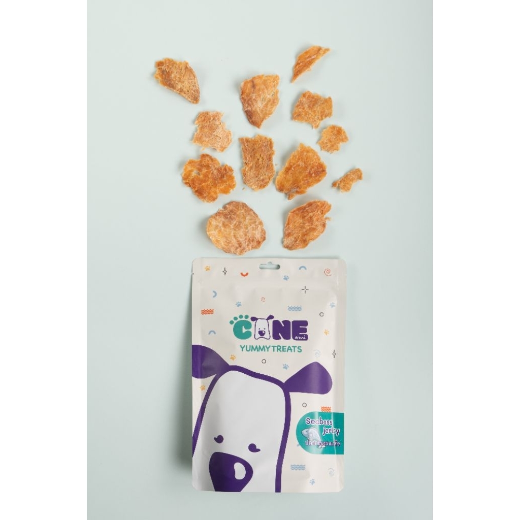 ปลากะพงอบแห้ง Seabass jerky