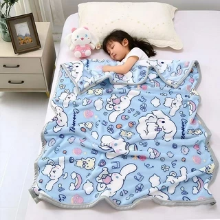 ผ้าห่มนาโน ของขวัญ ของฝาก ผ้าห่มติดรถ ลายน่ารัก แพคเกจถุงซิปสวยงาม มี 2 ขนาด (3 ฟุต/5 ฟุต)