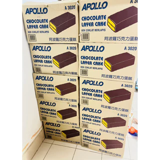เค้กช็อค(ยกลัง12กล่อง) Apollo Chocolate Layer cake