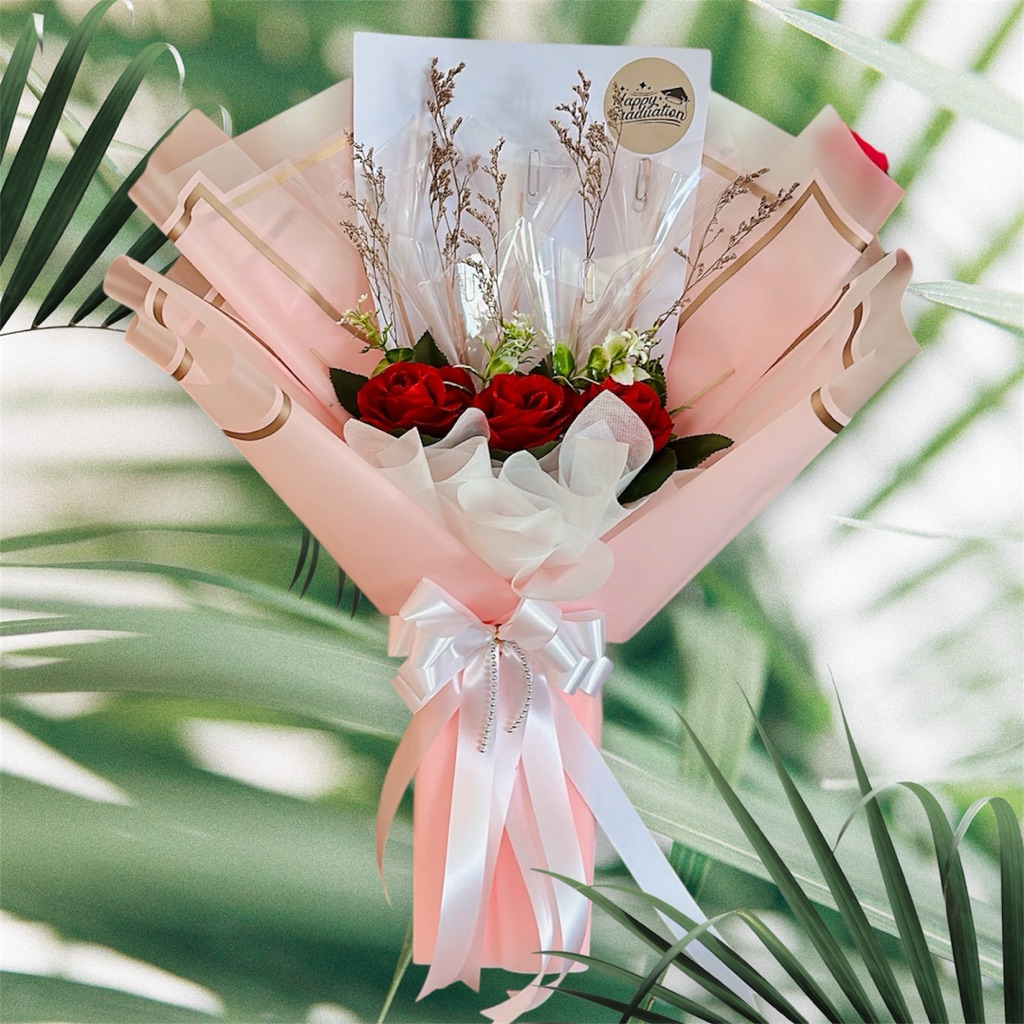 ช่อใส่ธนบัตรแบบกรวย 5 ใบ, 10 ใบ, ใส่แบงค์ได้ทุกขนาด 20-1000 Flowers